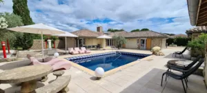 Locatif - Villa avec piscine 4 chambres 2 salles de bain **** - Camping Sandaya Soleil Vivarais