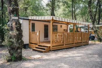 Location - Mobil-Home 2 Chambres - Camping Solaire du Petit Buech
