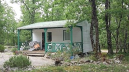 Huuraccommodatie(s) - Chalet 2 Slaapkamers - Camping Naturiste Les Manoques