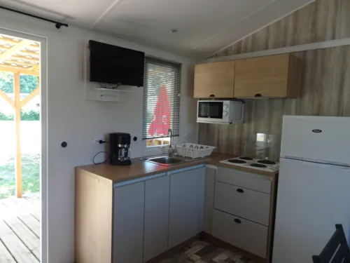 Huuraccommodatie(s) - Stacaravan Ibiza 2 Slaapkamers - Zondag - image n°3 - Camping des Lacs - Savoie