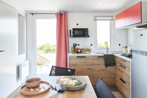 Huuraccommodatie(s) - Stacaravan Venezia 2 Slaapkamers - image n°2 - Camping des Lacs - Savoie