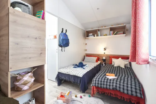 Huuraccommodatie(s) - Stacaravan Venezia 2 Slaapkamers - image n°4 - Camping des Lacs - Savoie