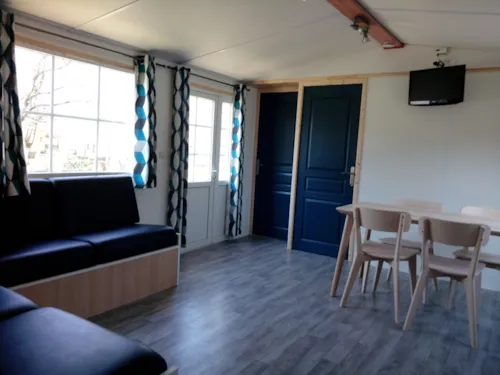 Mietunterkunft - Mobilheim Harmony 2 Schlafzimmer - image n°4 - Camping des Lacs - Savoie