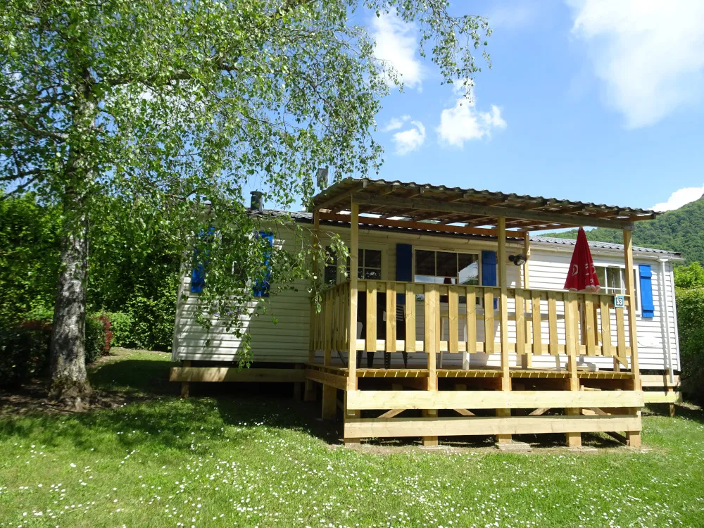 Mietunterkunft - Mobilheim Harmony 2 Schlafzimmer - Camping des Lacs - Savoie