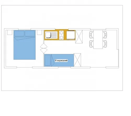 Mietunterkunft - Planwagen - image n°5 - Camping des Lacs - Savoie