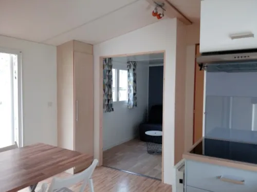 Huuraccommodatie(s) - Stacaravan Rapidhome Salon 2 Slaapkamers - Zondag - image n°2 - Camping des Lacs - Savoie