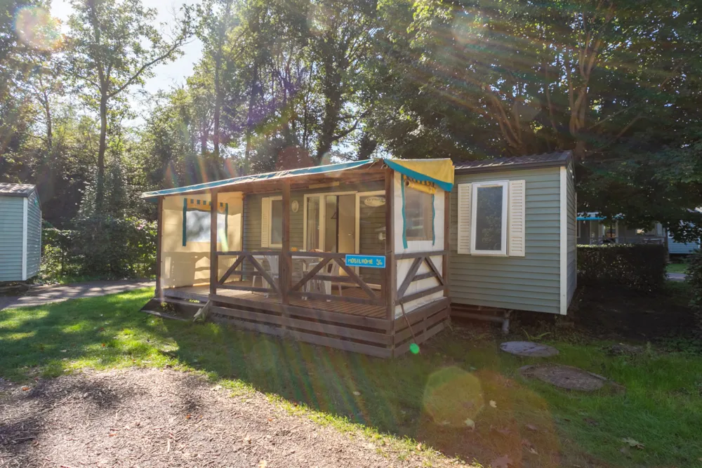 Location - Mobil-Home Eco 2 Chambres D - Camping Paradis Le Giessen