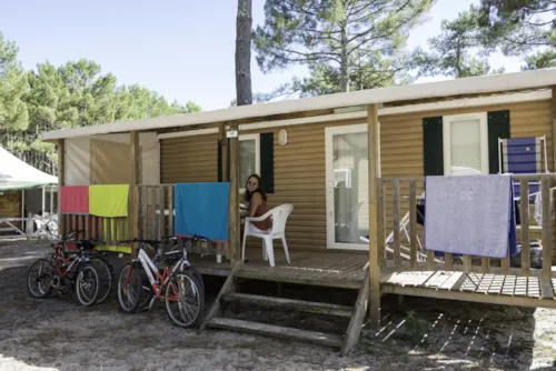 Huuraccommodatie(s) - Stacaravan 3 Kamers - image n°2 - Camping La Pinède - Excenevex