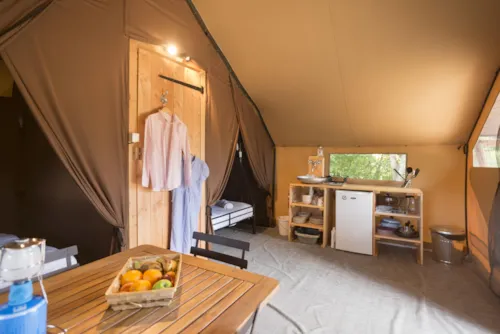 Huuraccommodatie(s) - Trappeur Tent Ii - image n°6 - Camping La Pinède - Excenevex