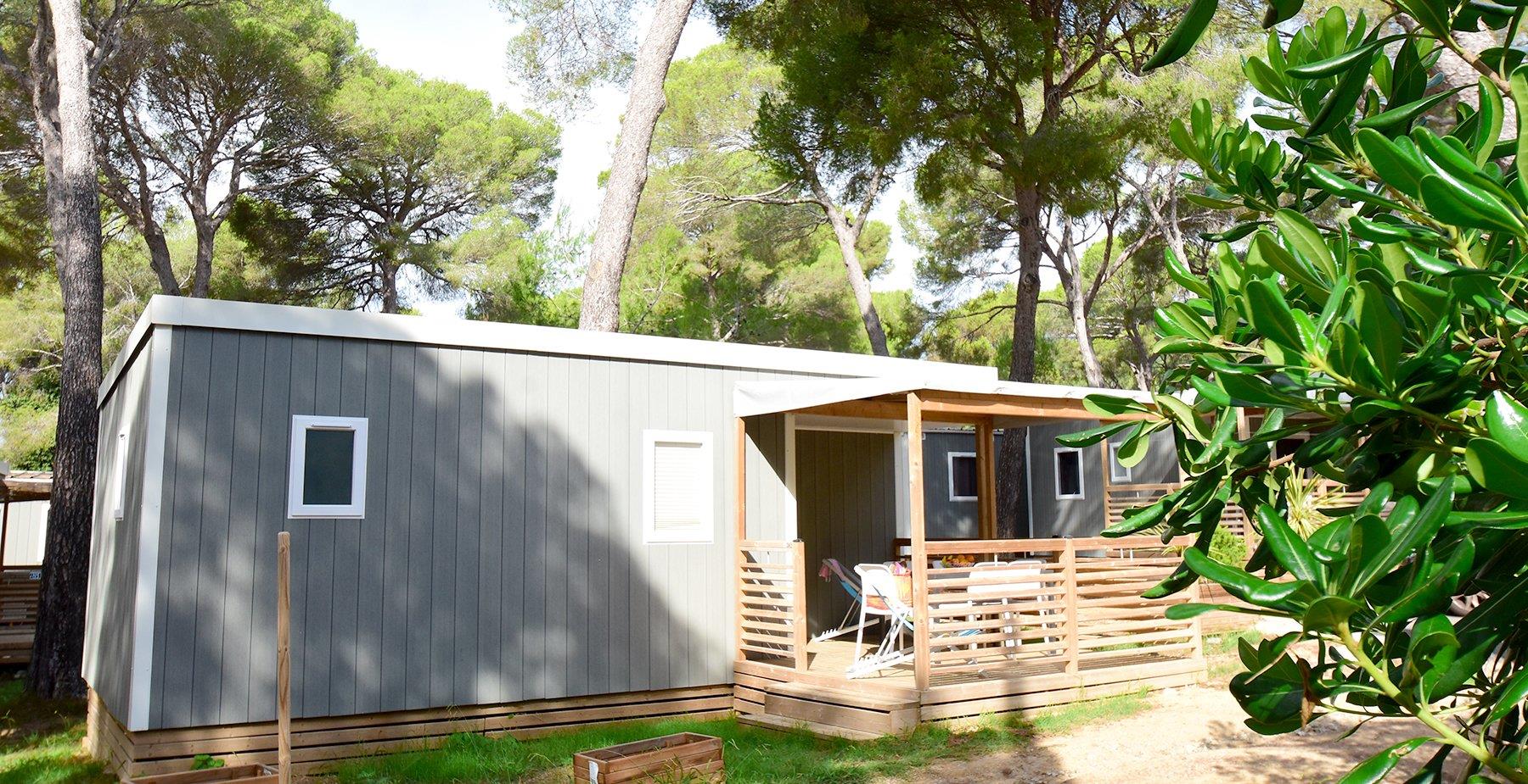 Accommodation - Mobile Home Ile D'or 25M² 2 Bedrooms - Camping Plage du Dramont