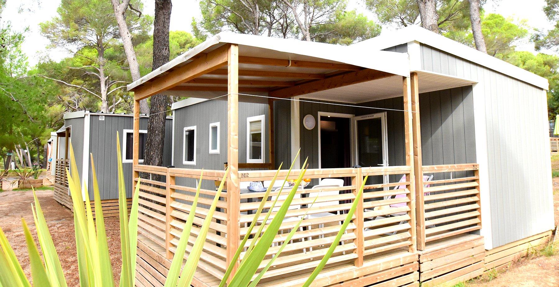 Location - Mobil-Home Ile D'or 29M² 3 Chambres - Camping Plage du Dramont