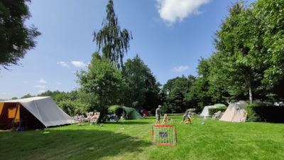 Pitch for tent, caravan or camper incl. power supply — 2