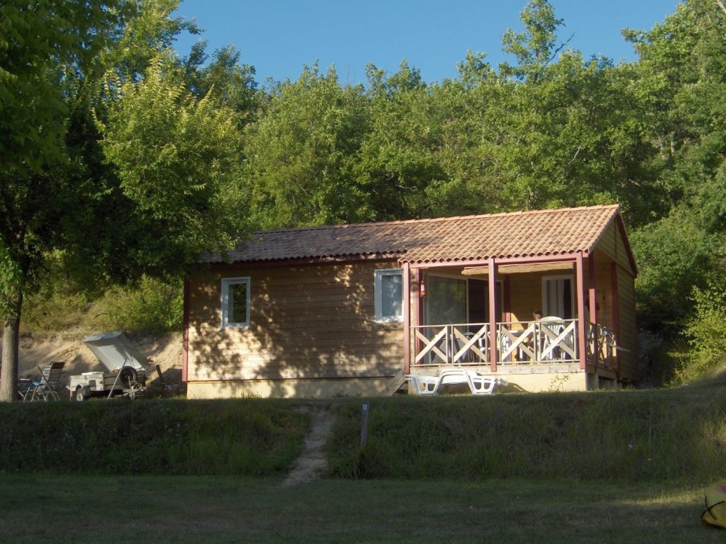 Accommodation - Chalet Type 4 - 49 M² - 3 Bedrooms - Camping Naturiste Le Couderc