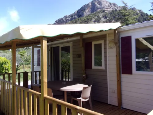 Mietunterkunft - Mobilheim Mit 3 Schlafzimmern (48 M², Davon 11 M² Terrasse) - image n°1 - Fontaine d'Annibal