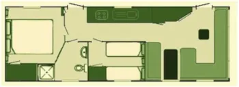 Mietunterkunft - Mobilheim Basic - Camping Oos Heem