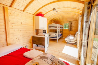 Wooden Family Caravan Grumpy