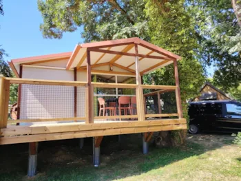 Accommodation - Air-Conditioned Chalet For 7 People - Camping de Tournus