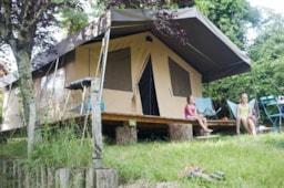 Accommodation - Sweet Wood & Canvas Tent - Huttopia La Plage Blanche