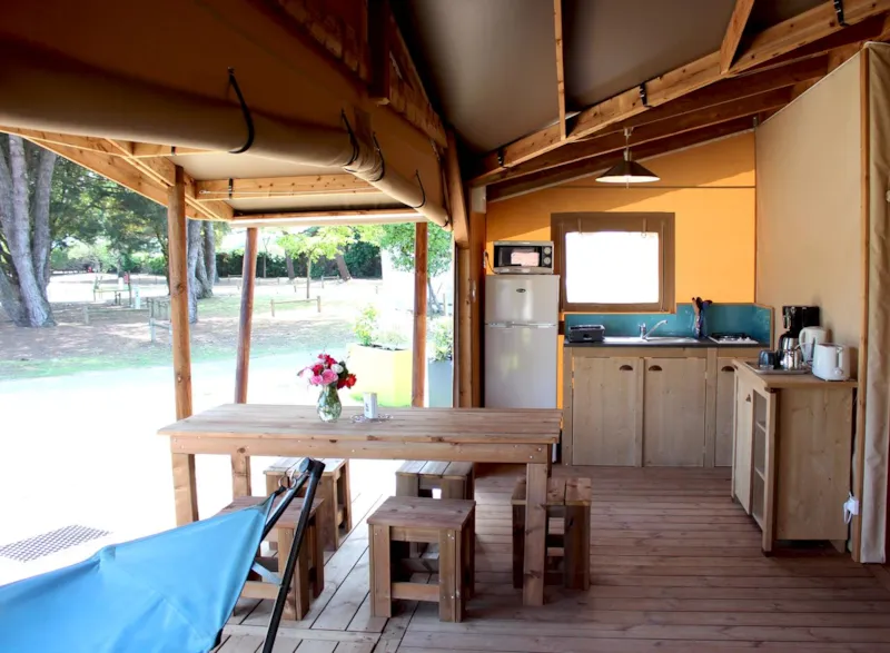 Ecolodge Cotton Confort 32 M² - 2 Chambres - Terrasse Couverte De 11M² + Tv