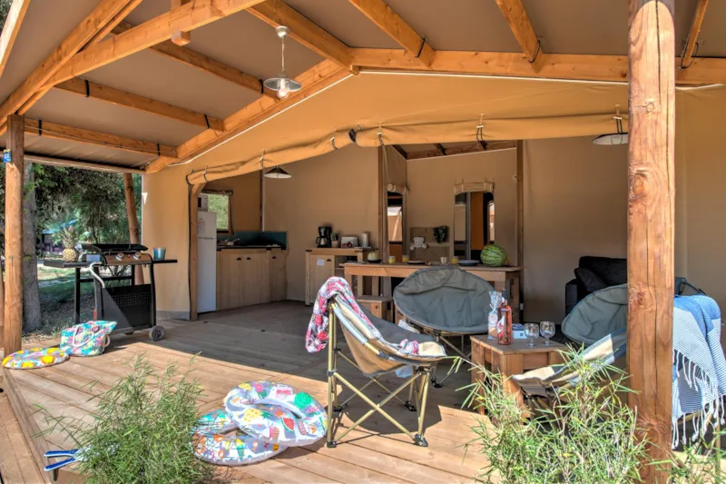 Ecolodge Cotton Confort 32 M² - 2 Chambres - Terrasse Couverte De 11M² + Tv