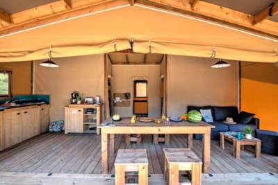 Ecolodge Cotton Comfort 32 m² - 2 bedrooms - terrace 11m² + TV — 4