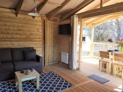 Cosyflower Premium 38m² - 2 bedrooms + TV + sheets + towels + 11m² semi-covered terrace — 4