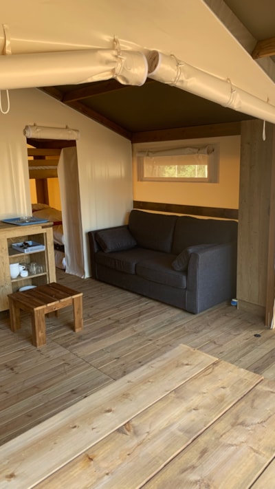 Freeflower Standard 37m² with 2 bedrooms - without toilet blocks - terrace 8m² — 2