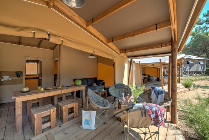 Ecolodge Cotton Confort 35M² - 3 Chambres - Terrasse Couverte De 11M² + Tv