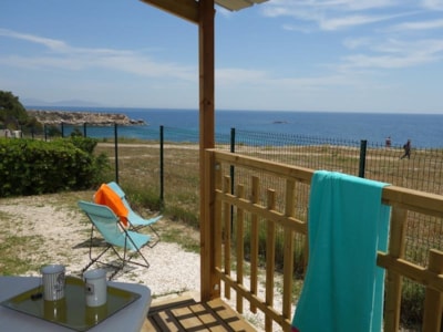 Mobile home ~32m² Facing the sea - 3 bedrooms + air-conditioning