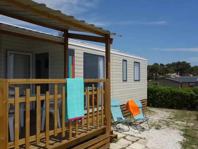 Mobil-Home ~32M² Face À La Mer - 3 Chambres + Climatisation