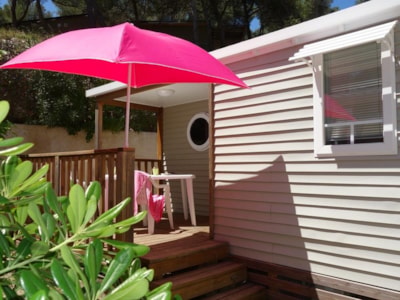 Mobile-home 27m² - 2 bedrooms + air-conditioning