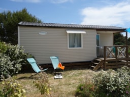 Huuraccommodatie(s) - Stacaravan ~28M² - 2 Kamers + Airconditioning - Camping Les Mouettes