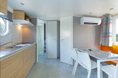 Mobile-home ~27m² - 2 bedrooms + air-conditioning