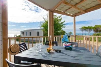 Mobile home ~28m² - Seaview - 2 bedrooms + air-conditioning
