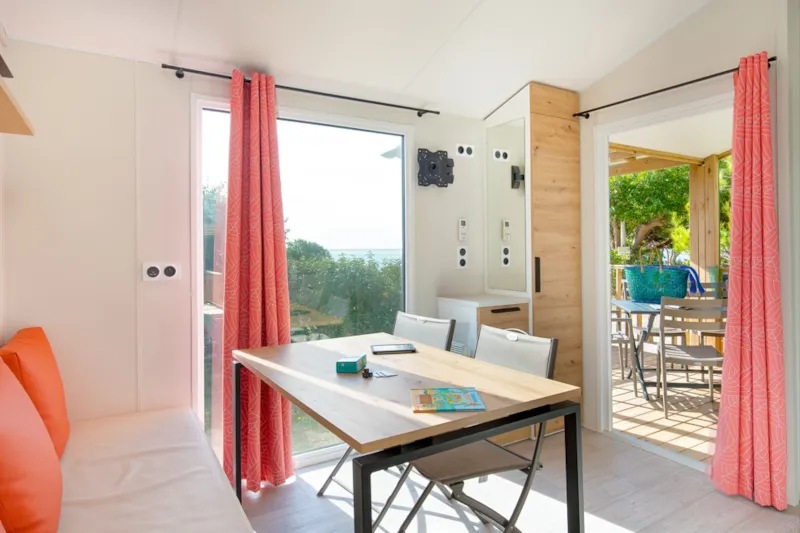Mobil-Home ~28M² - Vue Mer - 2 Chambres + Climatisation