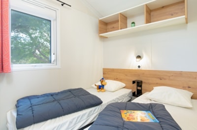 Mobile home ~28m² - Seaview - 2 bedrooms + air-conditioning