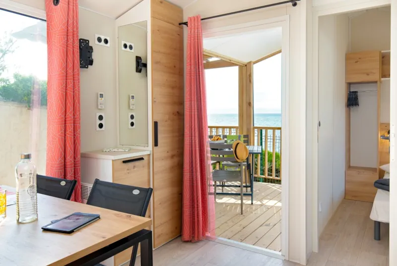Mobil-Home ~27 M²  Privilege - Face À La Mer - 2 Chambres + Climatisation
