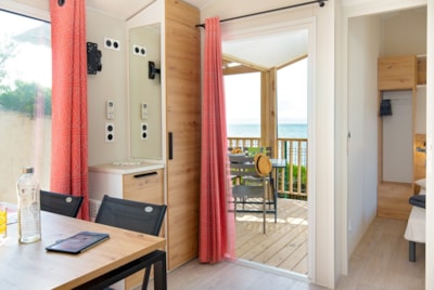 Mobile home ~27 m² PRIVILEGE - Facing the sea - 2 bedrooms + air-conditioning