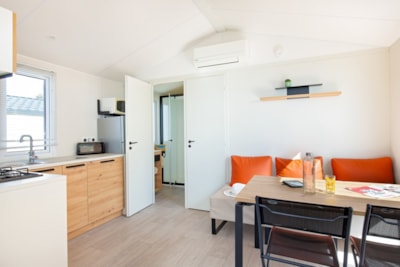 Mobile home ~27 m² PRIVILEGE - Facing the sea - 2 bedrooms + air-conditioning