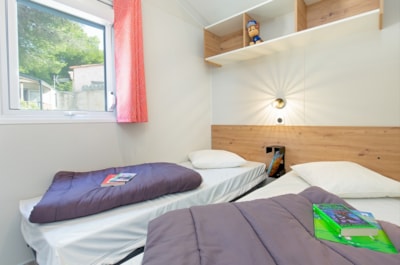 Mobile home ~27 m² PRIVILEGE - Facing the sea - 2 bedrooms + air-conditioning
