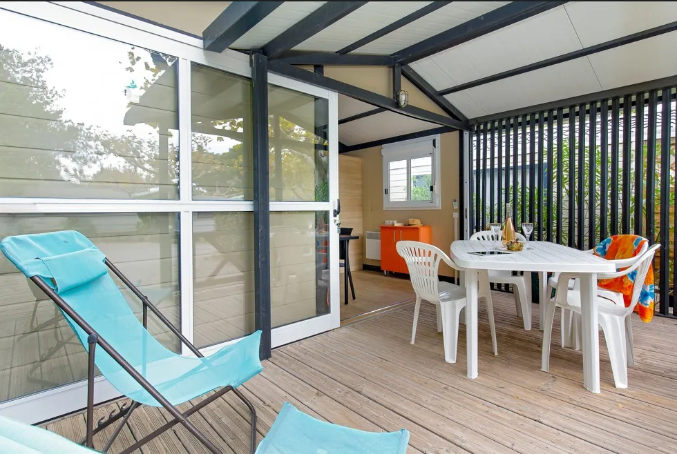 Mietunterkunft - Chalet 20M² Ausgestattet Für Behindertes - Camping Les Mouettes