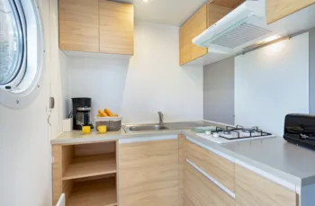 Mietunterkunft - Mobilheim - Meersicht - 1 Schlafzimmer + Klimaanlage - Camping Les Mouettes