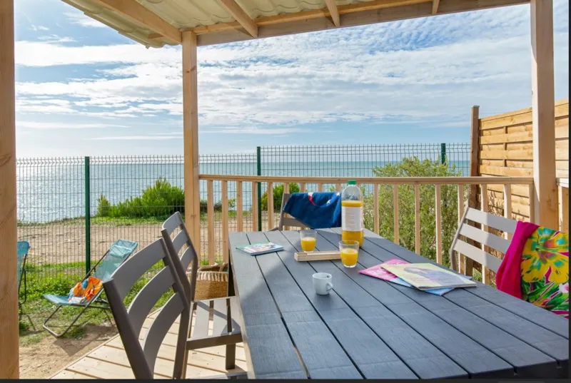 Mobil-Home ~32M² Privilege - Face À La Mer - 3 Chambres + Climatisation