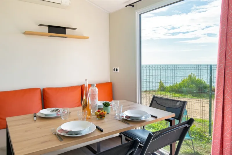 Mobil-Home ~32M² Privilege - Face À La Mer - 3 Chambres + Climatisation