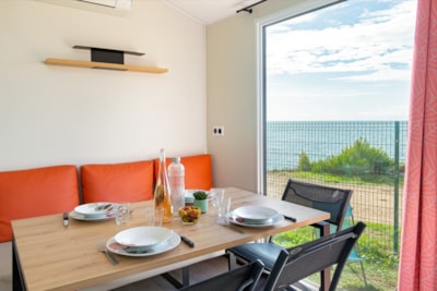 Mobile home ~32m² PRIVILEG - Facing the sea - 3 bedrooms + air-conditioning