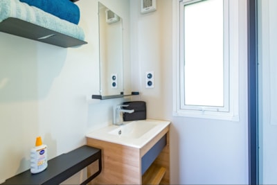 Mobile home ~32m² PRIVILEG - Facing the sea - 3 bedrooms + air-conditioning