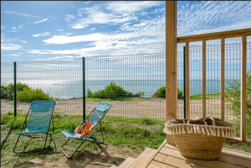 Mobil-Home ~32M² Privilege - Face À La Mer - 3 Chambres + Climatisation