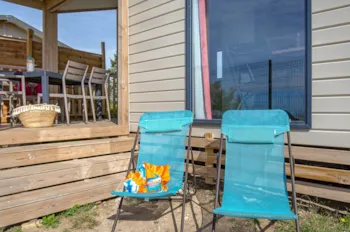 Accommodation - Mobile Home ~33M² - 3 Bedrooms + Air-Conditioning - Camping Les Mouettes