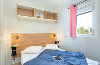 Mobile home ~33m² - partial sea view - 3 bedrooms + air-conditioning