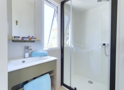 Mobile home ~28m² - PREMIUM - Seaview - 2 bedrooms + air-conditioning